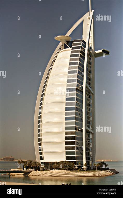 The Burj Al Arab 7 Star Hotel In Dubai Uae Also Known As The Sail In