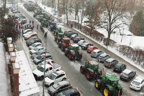 Protest Rolnik W Stycznia Gdzie B D Blokady Mapa Protest W