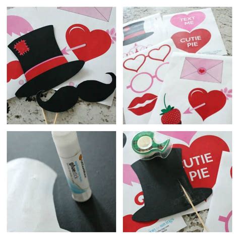 Free Printable Valentines Day Photo Booth Props Valentines Day Photos