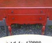 Red We Love The Love Of Wood Wood Painted Furniture Vintage Wood