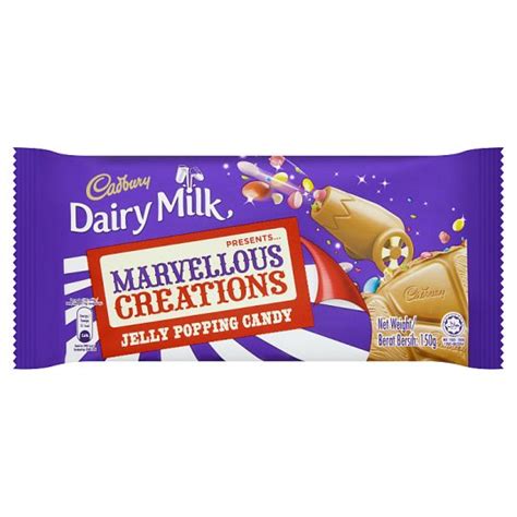 Cadbury Dairy Milk Marvellous Creations Jelly Popping Candy 150g