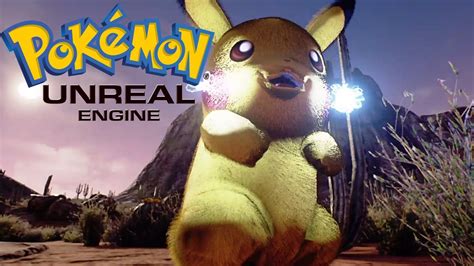 Pikachu In Unreal Engine 4 Pikachu Looks Real Pokemon Game 1