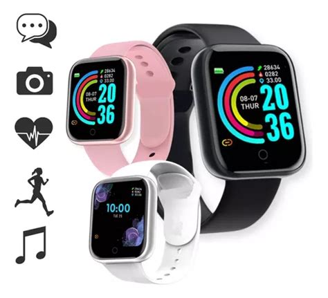 Smartwatch Smart Bracelet 1 1 3 Rede Móvel Caixa De Plástico Rosa