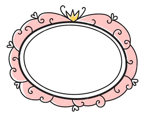 Pink Princess Frame Png