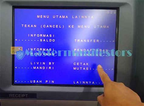 Contoh Nomor Rekening Mandiri Dan Cara Mengecek