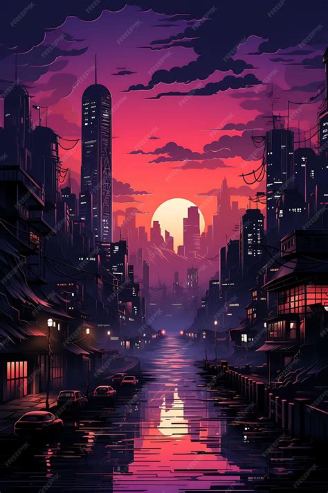 Premium Ai Image Cyberpunk Cityscape Dive Into A Futuristic Cityscape