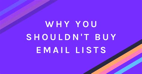 Why You Shouldn T Buy Email Lists Net Results