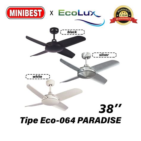 Jual MB Ceilling Fan Kipas Angin Plafon Gantung Ecolux Eco 064 PARADISE