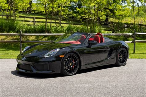 2 700 Mile 2016 Porsche Boxster Spyder 6 Speed For Sale On Bat Auctions Sold For 101 000 On