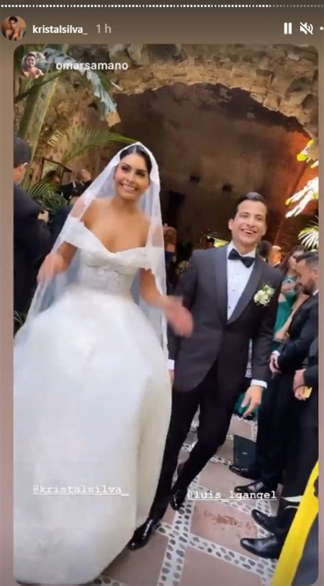 Kristal Silva, de Venga la Alegría, y Luis Ángel Garza se casan al