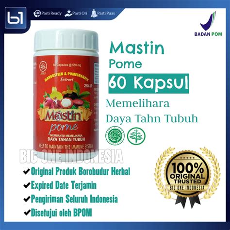 Jual MASTIN POME Borobudur Herbal 60 Kapsul Herbal Tradisonal Ekstrak