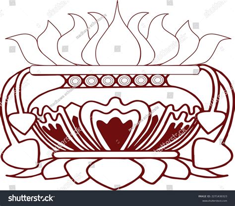 Punkalasa Sri Lanka Traditional Symbol Stock Illustration 2271430323 | Shutterstock