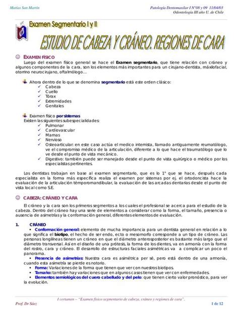 Estudio de Cabeza y Cráneo Regiones de la Cara YUDOC ORG uDocz