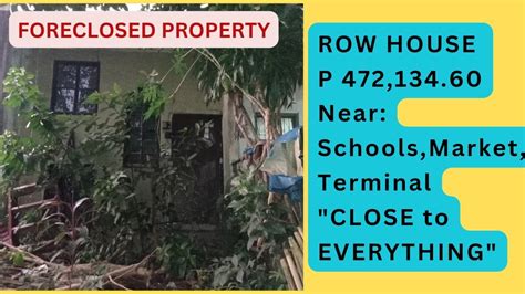 P472K Pag Ibig Foreclosed House And Lot Brgy Silangan San Mateo