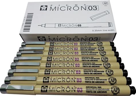 Amazon Sakura Pigma Micron Pen 03 Black Ink Marker Felt Tip Pen