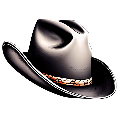 Black Western Cowboy Hat Graphic Creative Fabrica