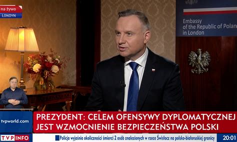 Prezydent Celem Jest Wzmocnienie Bezpiecze Stwa Polski