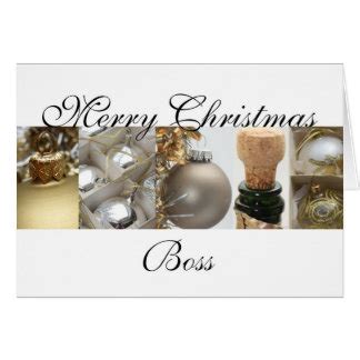 Merry Christmas Boss Cards | Zazzle