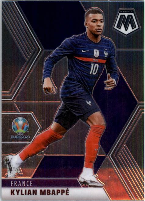 2020 21 Panini Mosaic UEFA Euro 112 Kylian Mbappe NM MT