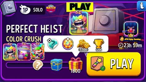 Color Crush Gimme Green Solo Challenge Perfect Heist Score Match