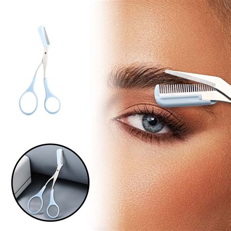 Ovinyer Eyebrow Trimmer Scissor 2024 Upgraded Eyebrow Scissors With