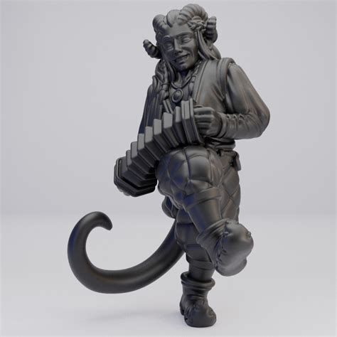 Hot Goblin 音楽家ティーフリング ミニチュア ホットゴブリン TRPG