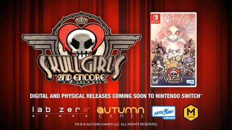 Skullgirls 2nd Encore Switch Trailer Physical Version Confirmed