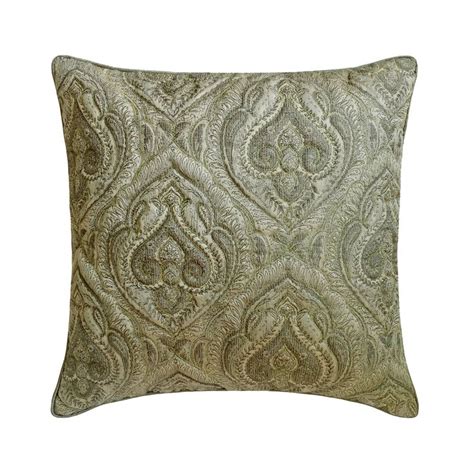 Buy Decorative Pillow Cover X Inch Beige Grey Damask Online In