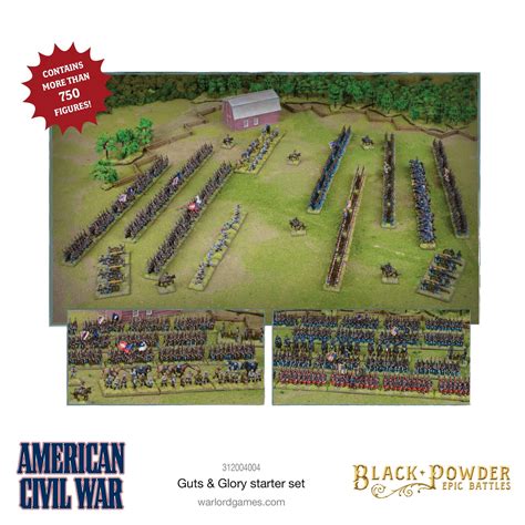 Black Powder Epic Battles American Civil War Guts And Glory Starter S Warlord Games