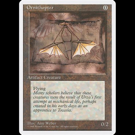 Mtg Ornithopter Fourth Edition Madtoyz