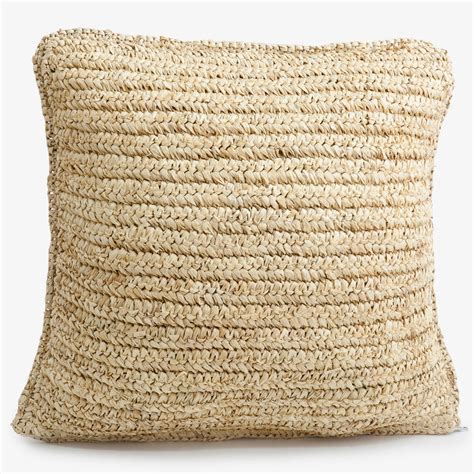 Raffia Cushion 45 X 45cm Alfresco Emporium