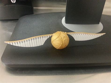 3d Printed Golden Snitch 4 Steps With Pictures Instructables