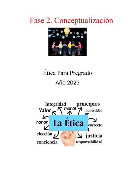 Cartilla Resumen Etica Y Ciudadania Fase Conceptualizaci N Tica