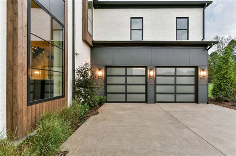 Sold Brand New Clopay Aluminum Black Garage Door With Frosted Glass