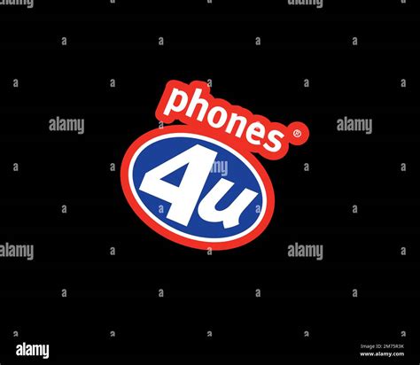 Phones 4u, rotated logo, black background B Stock Photo - Alamy