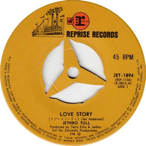 Jethro Tull Love Story Japanese 7 Vinyl Single 7 Inch Record 45 323335