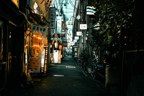 Banco De Imagens Beco Rua Noite Cidade Rea Urbana A