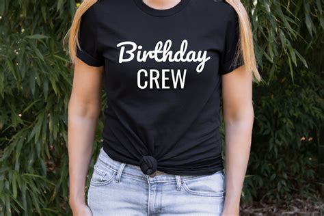 Birthday Crew T Shirt Birthday Group Party Shirt Birthday Etsy