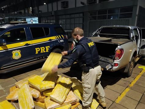 PRF Prende Traficante Meia Tonelada De Maconha Em Caminhonete