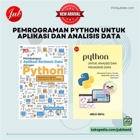 Jual Pemrograman Python Untuk Aplikasi Dan Analisis Data Analisis