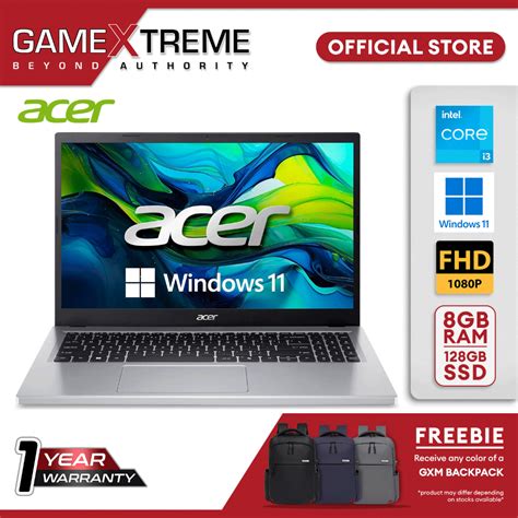 Acer Aspire Go 15 15 6 FHD Slim Laptop I3 N305 8GB 128GB UFS Win11