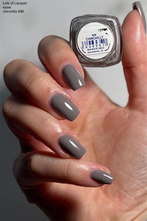 Essie Chinchilly Swatch In 2023 Neutral Nails Essie Nail Colors