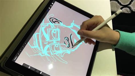 Fast Time Lapse Drawing Ipad Pro Youtube