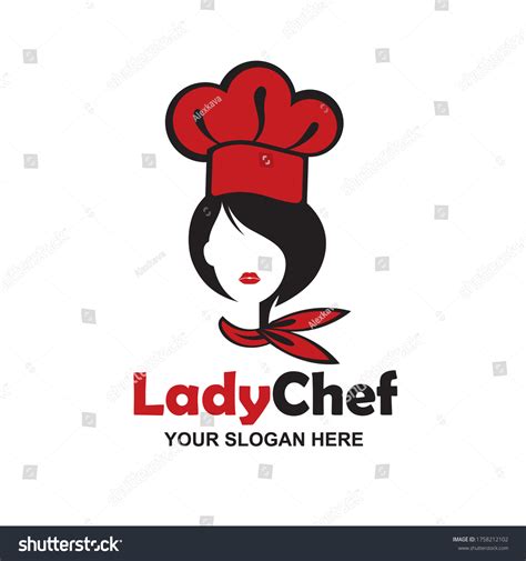 Chef Woman Design Isolated On White Stock Vector Royalty Free