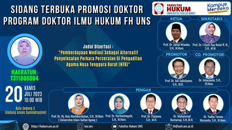 Events Fakultas Hukum Uns