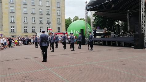 Pokaz Musztry Paradnej Kompanii Honorowej Komendy Wojew Dzkiej Policji