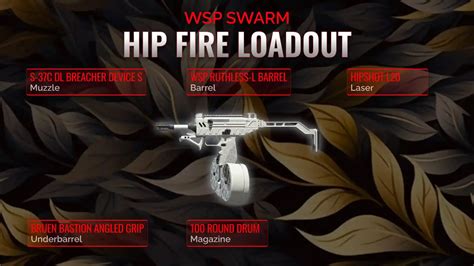 Unleashing The WSP Swarm An Ultimate Guide To The Best Hip Fire Loadout