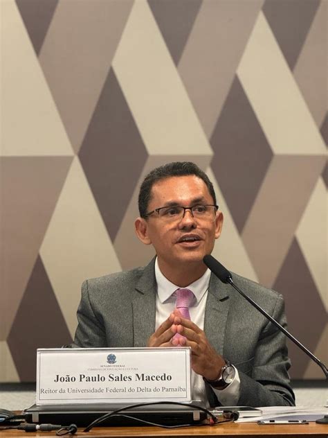 Jo O Paulo Macedo Nomeado Reitor Da Ufdpar Portal Az