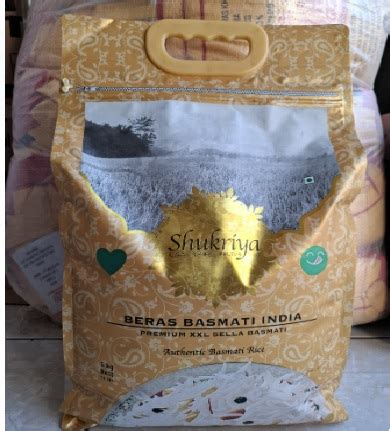 Beras Basmati SHukriya Kemasan 5 KG Lazada Indonesia