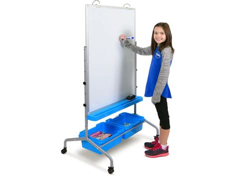 Luxor L330 Classroom Whiteboard Stand With Storage Bins Touchboards